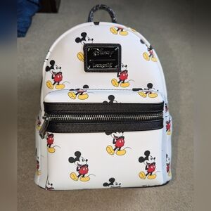 NWT Disney Loungefly Mickey Mouse AOP mini backpack